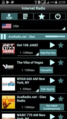 Internet Radio android App screenshot 9