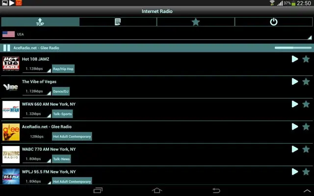 Internet Radio android App screenshot 3