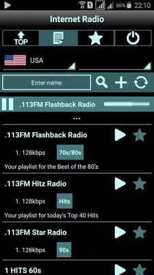 Internet Radio android App screenshot 8